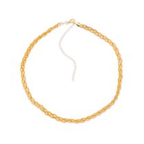 Colar Dourado Chocker Trançada Colar Dourado Chocker Trançada