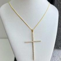 Colar Dourado Crucifixo Colar Dourado Crucifixo