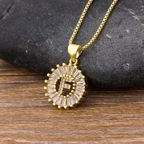 Colar Dourado Letra Inicial Strass Brilhante Nome Colar Dourado Letra Inicial Strass Brilhante Nome