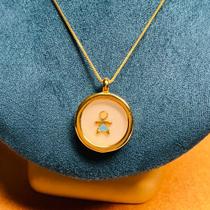 Colar Dourado Menino Encapsulado Colar Dourado Menino Encapsulado