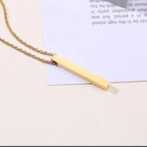 Colar Dourado Minimalista - Aço Inoxidável