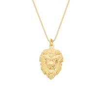 Colar Dourado Pingente Leão Colar Dourado Pingente Leão