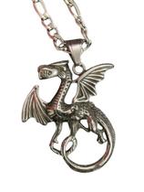 Colar Dragão em Aço Inoxidável - Design Detalhado e Arrojado