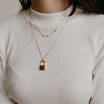 Colar Duplo - Banhado em Ouro 18k