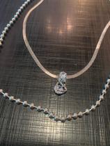 Colar duplo com coração