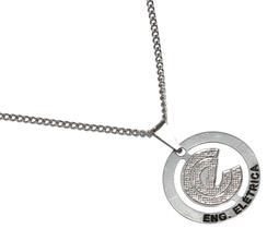 Colar Duplo Minha Profissão Engenharia Elétrica Aço Inox