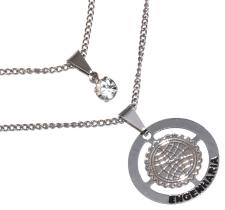 Colar Duplo Minha Profissão Engenharia Formatura Aço Inox Colar Duplo Minha Profissão Engenharia Formatura Aço Inox