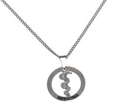 Colar Duplo Minha Profissão Medicina Medica Aço Inox Colar Duplo Minha Profissão Medicina Medica Aço Inox