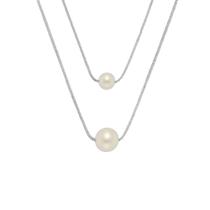 Colar Duplo Pérolas - Banhado em Ouro 18k Colar Duplo Pérolas - Banhado em Ouro 18k