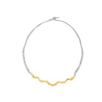 Colar e Brinco Orgânico Duo - Banhado em Ouro 18k Colar e Brinco Orgânico Duo - Banhado em Ouro 18k