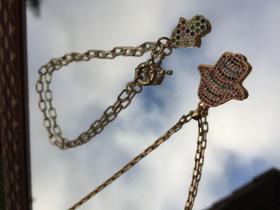 Colar e Pulseira mão de Fátima