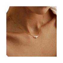 Colar Elegante Com Pingente De Pérola Para Mulheres, Joia De Moda Para Casamento, Aniversário E