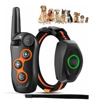 Colar Eletrônico P/ Cães 600m Não Agride O Animal Laranja