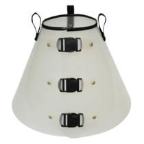 Colar Elizabetano Branco para Cães N10 São Pet Colar Elizabetano Branco para Cães N10 São Pet