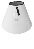 Colar Elizabetano Branco Sólido N10 RM