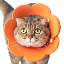 Colar Elizabetano Cirurgia Gato Cao Pet Recuperaçao Cone Ajustavel Dobravel Resistente Confortavel