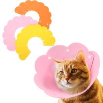 Colar Elizabetano Cone Para Gatos Cães Pós Cirúrgico Pet M