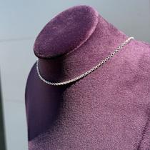 Colar elo português mine prata 925