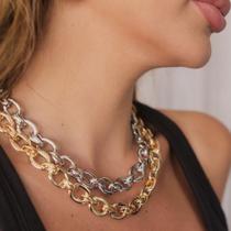 Colar Elos Dourado