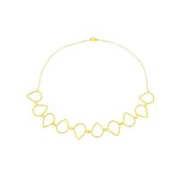 Colar Elos Gotas - Banhado em Ouro 18k Colar Elos Gotas - Banhado em Ouro 18k
