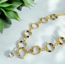 Colar Elos Ponto de Luz Cristal Colar Elos Ponto de Luz Cristal