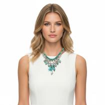 Colar em correntes e resinas variadas, ZAMAC, ABS PX-9568