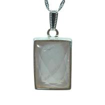 Colar em Cristal - Retângulo do Amor - Amuleto de Estabilidade e Harmonia Colar em Cristal - Retângulo do Amor - Amuleto de Estabilidade e Harmonia