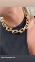Colar em elos feminino ótima