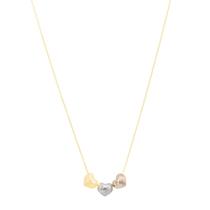 Colar em Ouro 18K Três Corações - AU11846