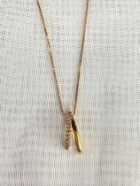 Colar Em Ouro Amarelo 18k Peso: 2,54gr Colar Em Ouro Amarelo 18k Peso: 2,54gr