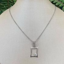Colar Em Ouro Branco 18k Peso: 8,12gr