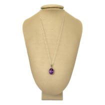 Colar em Prata 925 Ametista Clássica Sofisticada P. Vecchio Colar em Prata 925 Ametista Clássica Sofisticada P. Vecchio