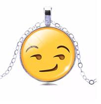 Colar Emojis Sem Vergonha Danado Folheado Níquel