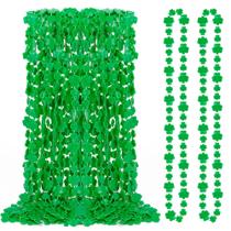 Colar EOBOH St Patricks Day Shamrock Green Beads x24 Colar EOBOH St Patricks Day Shamrock Green Beads x24