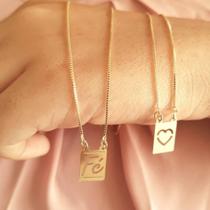 Colar escapulário fé semijoia