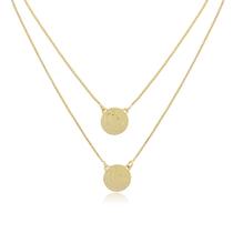 Colar Escapulário São Bento Banhado Ouro 18k