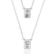 Colar Escapulário Zé Pilintra Umbanda Aço Inox