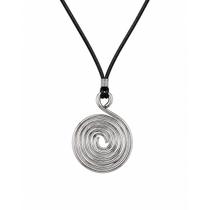 Colar Espiral Alumínio Prata