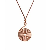 Colar Espiral Alumínio Rosê
