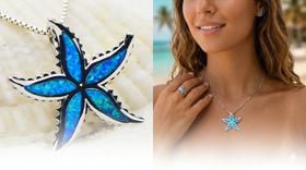 Colar Estrela do Mar Minimalista Banhado Prata