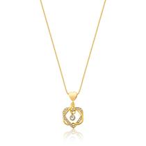 Colar Eterno Amor Revestido em Ouro