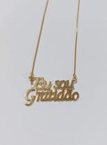 Colar EU SOU GRATIDÃO