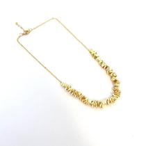 Colar Exclusivo Todo Feito A Mão Com Banho De Ouro Colar Exclusivo Todo Feito A Mão Com Banho De Ouro