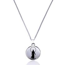 Colar Exú Capa Preta Medalha Umbanda Proteção Espiritual