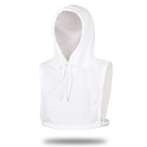 Colar falso Dickey com capuz e algodão branco para mulheres e homens Colar falso Dickey com capuz e algodão branco para mulheres e homens