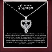 Colar FEDZHY Spanish Card Infinite Love Knot S925 Silver