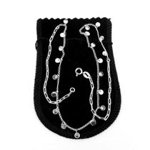 Colar Feminino 45Cm 1Mm Zircônia Banhada Prata Cr866