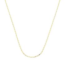 Colar Feminino 45cm Corrente Ouro 18k Piastrine 2mm