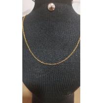 Colar Feminino 50 cm Banhado a Ouro