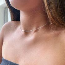 Colar feminino choker aro liso